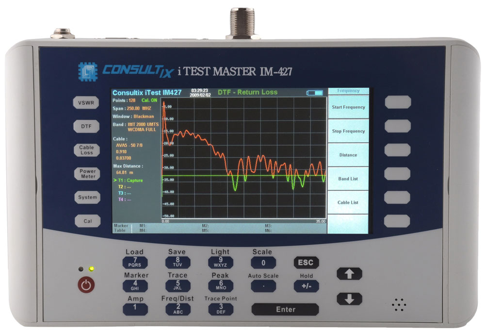 iTest Master IM-427 : Анализатор кабелей и антенн