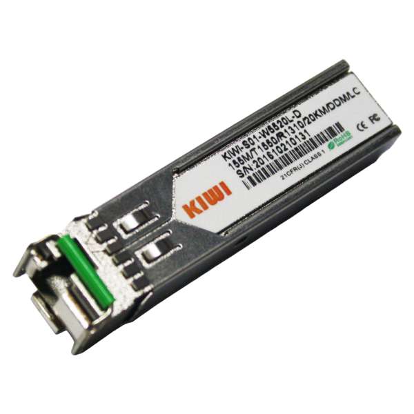 KIWI LC 20КМ T1550/R1310 DDM : Модуль SFP WDM 155M