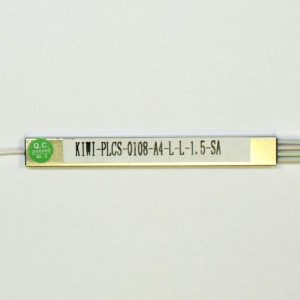 KIWI-PLCS-0108-A4-L-L-1.5-SA : Сплиттер оптический планарный 1х8, 0,9мм,1.5м, оконцованный SC/APC