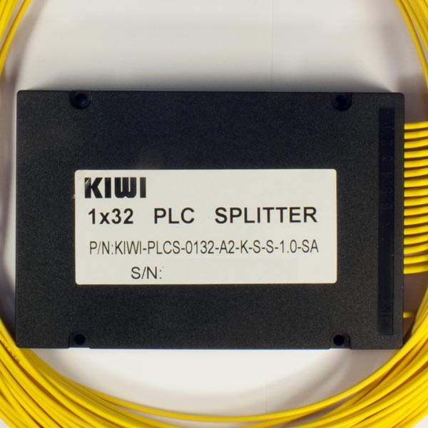 KIWI-PLCS-0132-A9-L-L-1.5-SA : Сплиттер оптический планарный 1х32, 0,9мм,1.5м, оконцованный SC/APC